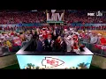SUPERBOWL LIV post game and trophy presentation