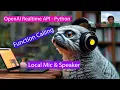 Using Python OpenAI Realtime API Live Demo Function Calling to Talk with Your local PC
