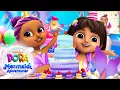 Download Lagu Dora's Mermaid Birthday Party! w/ Swiper 🎂 Dora's Mermaid Adventures #2 | Dora \u0026 Friends