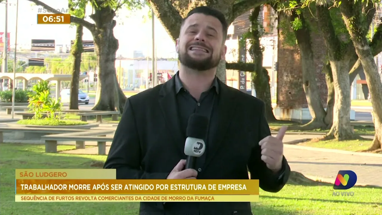 São Ludgero: trabalhador morre após ser atingido por estrutura de empresa