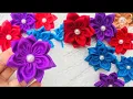 Cómo hacer flores con retazos de telas 🌸flores de telas 🌸paso a paso 🌸DIY🌸reciclar telas 🌸