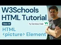W3Schools W3Schools HTML W3Schools HTML Tutorial Class 023 W3Schools HTML picture Element