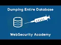 SQL Injection - Dumping All Tables and Data