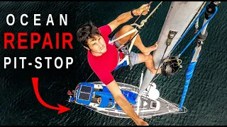 REPAIR pit-stop MID-OCEAN | Sailing Florence Ep.161