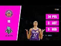 Rae Burrell - 24 Points 4 Steals 3 Assists vs Liberty