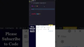 Assignment Operators in JavaScript Day 9 of 45 Days JavaScript Challenge