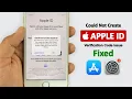 Could Not Create Apple ID on iPhone verification code cannot be sent to this phone number