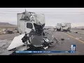 9 vehicles involved in crash on I-15 near Primm