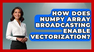 How Does NumPy Array Broadcasting Enable Vectorization - Python Code School