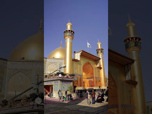 ⁣فيديوهات خام لمرقد امير المؤمنين علي ابن ابي طالب عليه السلام (23) بدون حقوق و بدقة 4k 60p (2026)