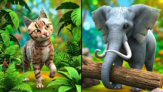 बिल्ली और हाथी – समझदारी का सबक कहानी