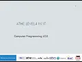 ATHE Level 4 IT Unit Computer Programming LO2