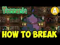 Terraria How to break dirt walls EASY