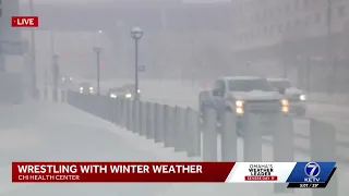 Wrestling with the Weather snow storm impacts Omaha s State Wrestling Site