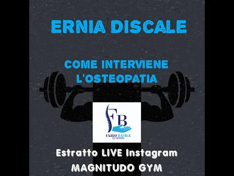 Download MP3 Osteopatia ed Ernia discale (come interviene l'osteopata)