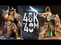 Download Lagu Who is the Better Elite? Adeptus Custodes vs Dark Angels Warhammer 40k in 40m