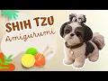 SHIH TZU AMIGURUMI CROCHET SHIH TZU PERRO SHIH TZU PERRITO DOG SHIH TZU PATTERN