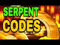 SERPENT A0PG CODES ROBLOX A ONE PIECE GAME