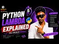 Python Lambda Functions Explained in Kannada Write Functions in One Line