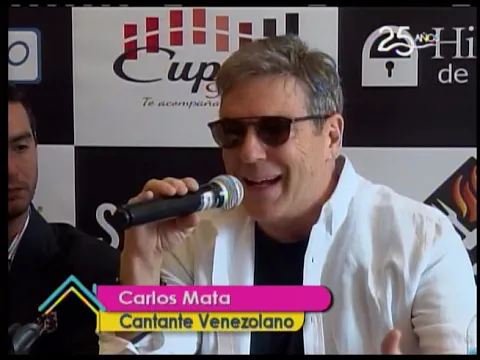 Calos Mata de visita en Ecuador