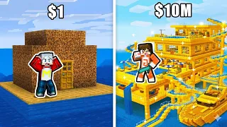 ¡CASA ACUÁTICA POBRE vs CASA ACUÁTICA DE MILLONARIO en Minecraft!