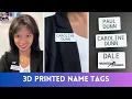 How to 3D Print Name Tags with Bambu Labs AMS