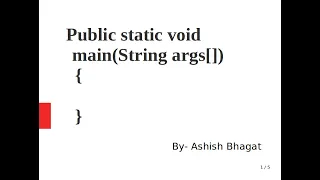 Java Tutorial 3 public static void main String args in Java Detailed Explanation