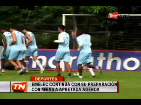 Emelec continúa con su preparación con miras a apretada agenda