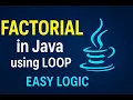 Factorial in Java For Loop Explained Step by Step