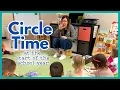 Preschool Circle Time at the Start of the School Year