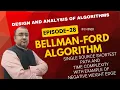 Bellman Ford Algorithm Explained Single Source Shortest Path Negative Weights DAA Tutorial