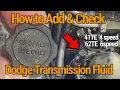 Download Lagu Video3: Proper Way Adding \u0026 Checking Transmission Fluid Level Journey Avenger, Charger, Caravan 3.6L