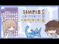 Simple Aesthetic Wallpaper Tutorial Gacha tutorial