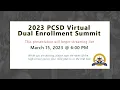 Dual Enrollment Virtual Summit