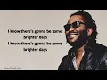 Blessing Offor - Brighter Days | Lyrics Video |