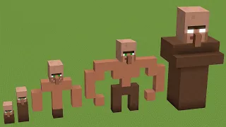 ALL VILLAGER PHASES in Minecraft !