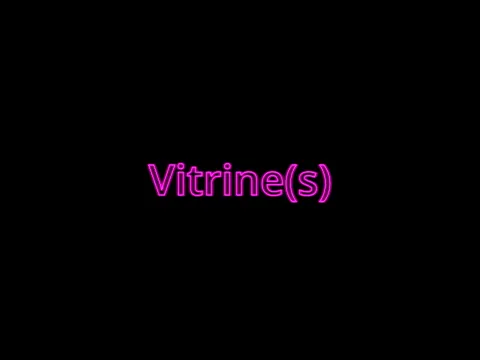 Vitrines - Photomontage