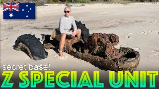 Visiting a Secret Commando Base on Frasier Island & @LoveGrubGalley cooking up Tuna for Dinner