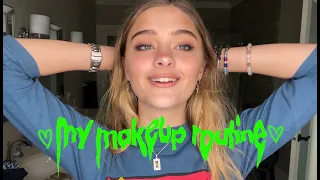 my daily makeup routine lizzy greene