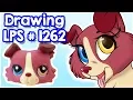 Littlest Pet Shop Art Drawing LPS 1262 Collie