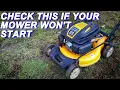 Fixing A Cub Cadet Mower That Won t Start