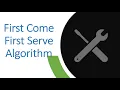 First Come First Serve Scheduling Algorithm Operating System with Animation
