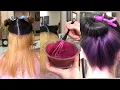 Saci Acib Boyama Tekniyi Bleaching And Dyeing The Underneath Technique Violet Underlight