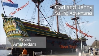 Amsterdam Canal boats, Sex museum and Maritime museum – Carl and Jenny