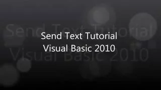 Send text to Label and Textbox onClick - Visual Basic Tutorial
