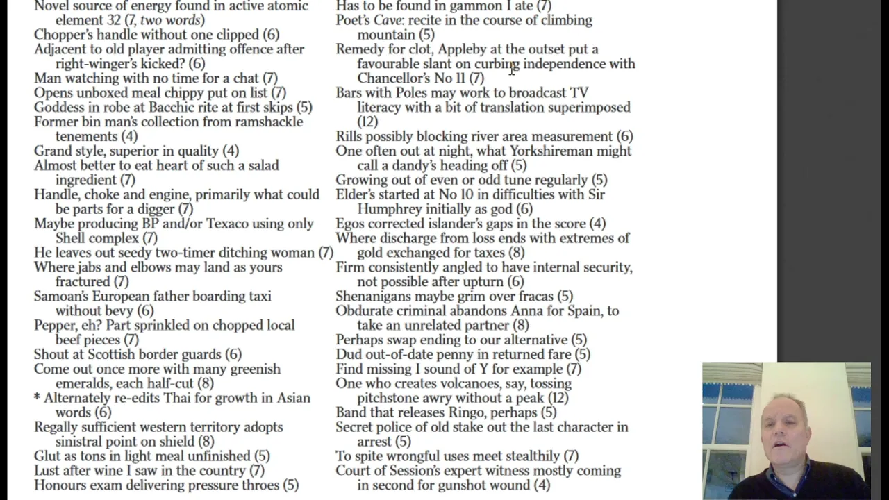 Listener Crossword 4,531: Superpower by Shenanigans