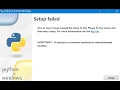 0x80070643 python error