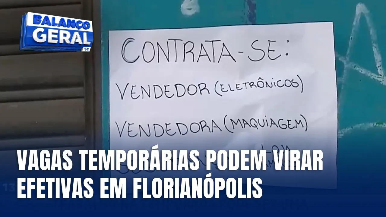 Trabalho na temporada em Florianópolis: empresas oferecem vagas temporárias para reforçar quadros