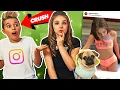My Crush REACTS To Old INSTAGRAM PHOTOS FUNNY Piper Rockelle