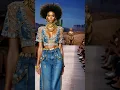 Download Lagu Fashion Model Slays the Ramp in Gold \u0026 Denim | Desert Runway Spectacle  #fashionista #ai #catwalk